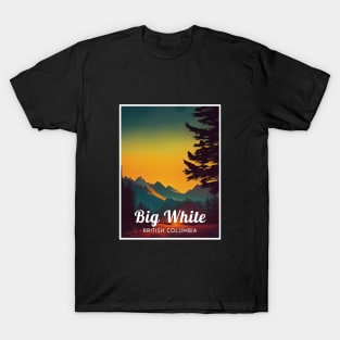 Big White British Columbia Canada ski T-Shirt